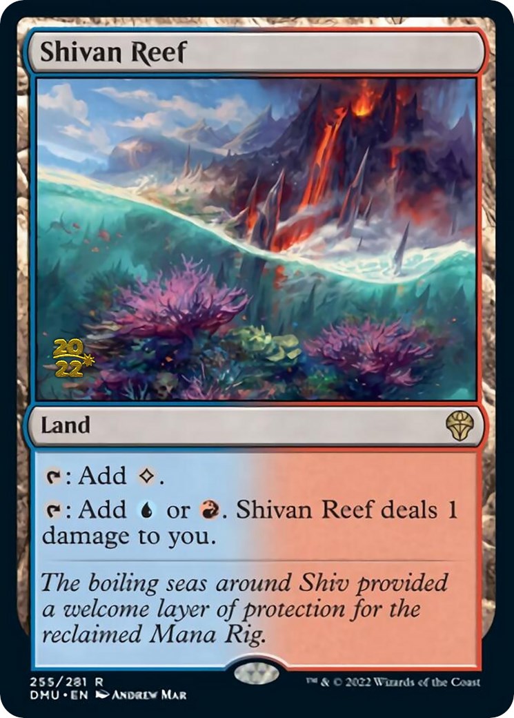 Shivan Reef [Dominaria United Prerelease Promos] | I Want That Stuff Brandon