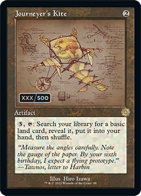 Journeyer's Kite (Retro Schematic) (Serialized) [The Brothers' War Retro Artifacts] | I Want That Stuff Brandon