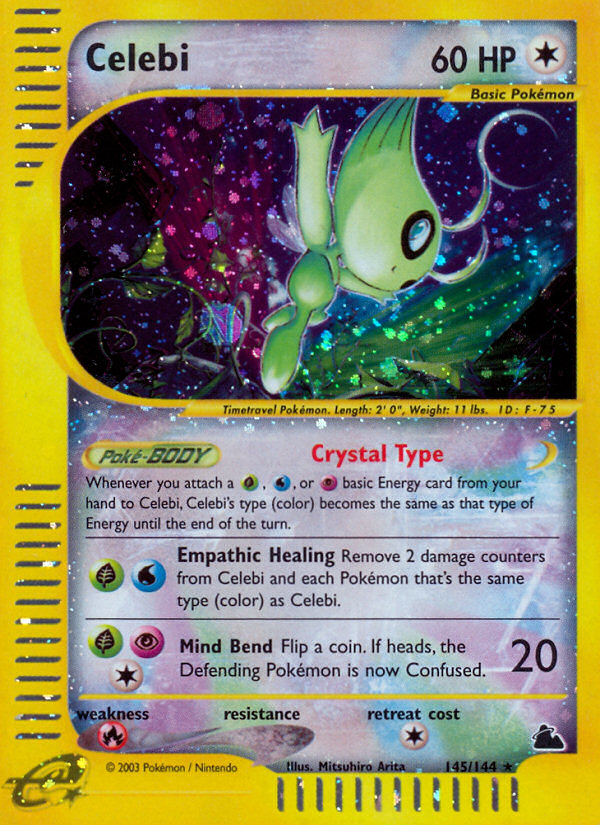 Celebi (145/144) [Skyridge] | I Want That Stuff Brandon