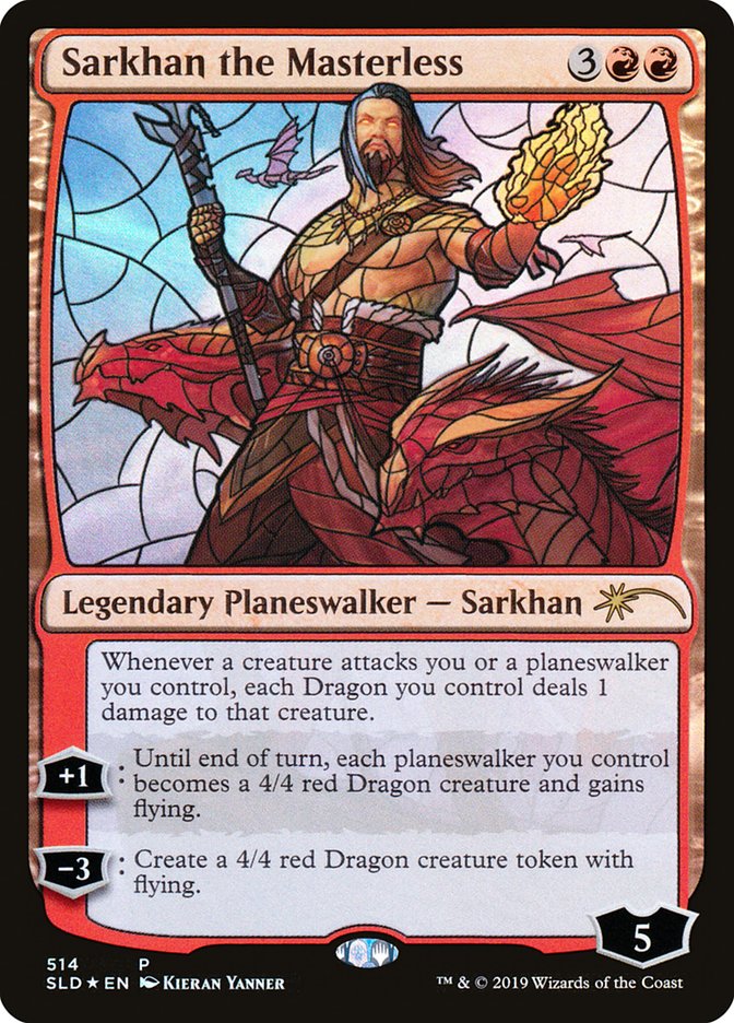 Sarkhan the Masterless (Stained Glass) [Secret Lair Drop Promos] | I Want That Stuff Brandon