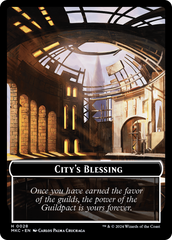 City's Blessing // Human Soldier Double-Sided Token [Murders at Karlov Manor Commander Tokens] | I Want That Stuff Brandon