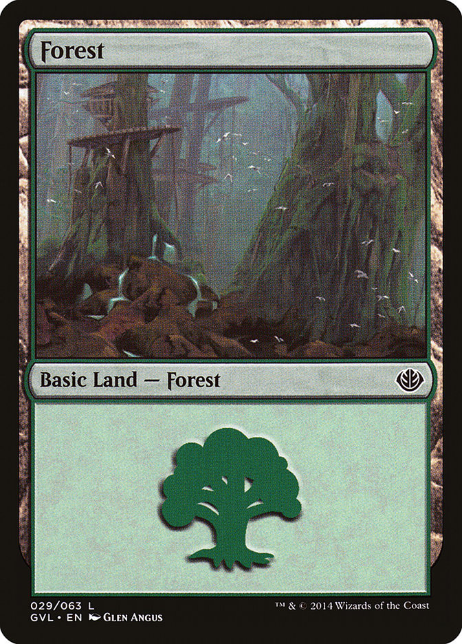 Forest (29) (Garruk vs. Liliana) [Duel Decks Anthology] | I Want That Stuff Brandon