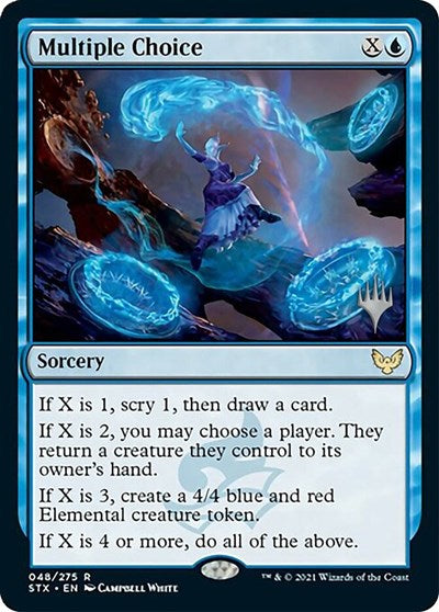 Multiple Choice (Promo Pack) [Strixhaven: School of Mages Promos] | I Want That Stuff Brandon