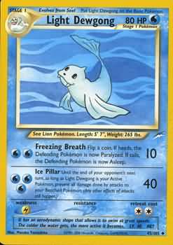 Light Dewgong (45/105) [Neo Destiny Unlimited] | I Want That Stuff Brandon