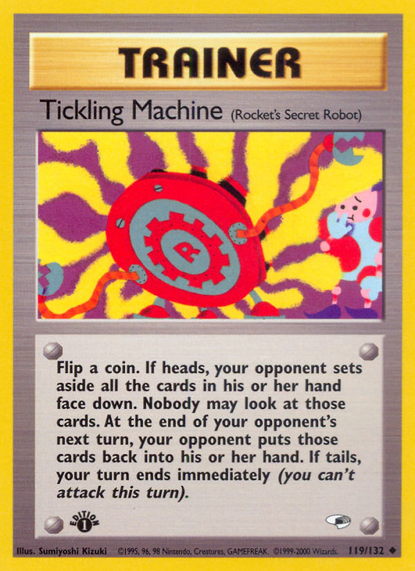 Tickling Machine (119/132) [Gym Heroes 1st Edition] | I Want That Stuff Brandon