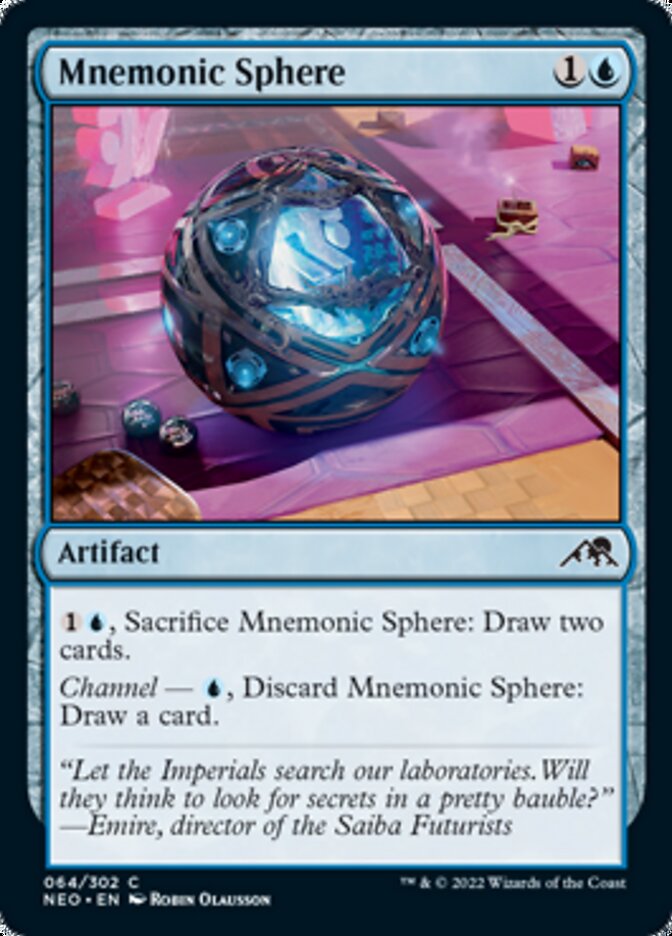 Mnemonic Sphere [Kamigawa: Neon Dynasty] | I Want That Stuff Brandon