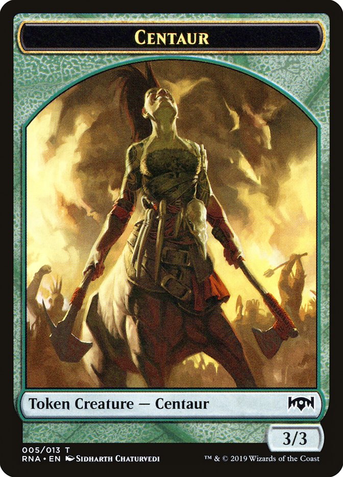 Centaur Token [Ravnica Allegiance Tokens] | I Want That Stuff Brandon