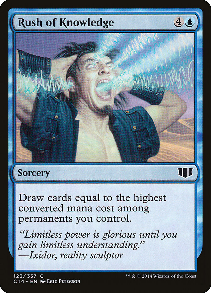 Rush of Knowledge [Commander 2014] | I Want That Stuff Brandon