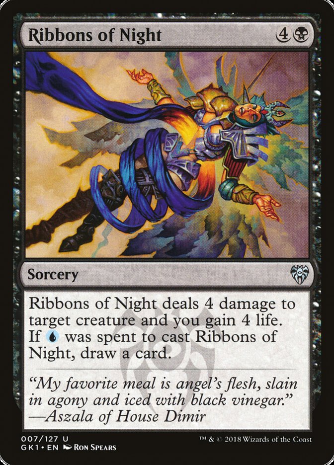 Ribbons of Night [Guilds of Ravnica Guild Kit] | I Want That Stuff Brandon