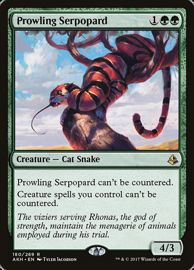 Prowling Serpopard [Amonkhet] | I Want That Stuff Brandon