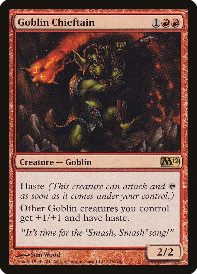 Goblin Chieftain [Magic 2012] | I Want That Stuff Brandon