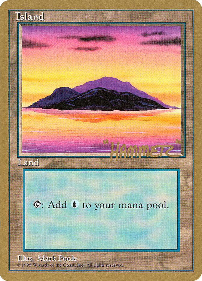 Island (shr368) (Shawn "Hammer" Regnier) [Pro Tour Collector Set] | I Want That Stuff Brandon