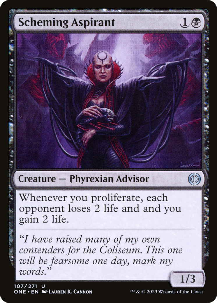 Scheming Aspirant [Phyrexia: All Will Be One] | I Want That Stuff Brandon