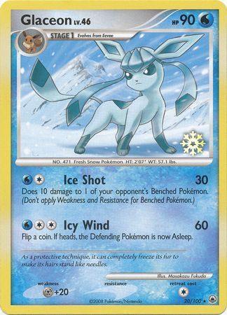 Glaceon (20/100) [Countdown Calendar Promos] | I Want That Stuff Brandon