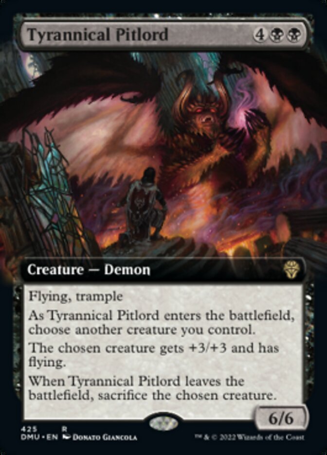 Tyrannical Pitlord (Extended Art) [Dominaria United] | I Want That Stuff Brandon