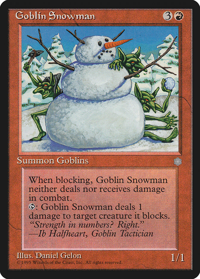 Goblin Snowman [Ice Age] | I Want That Stuff Brandon