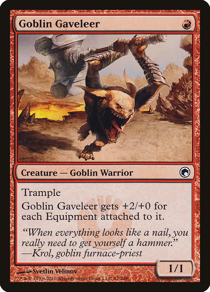 Goblin Gaveleer [Scars of Mirrodin] | I Want That Stuff Brandon