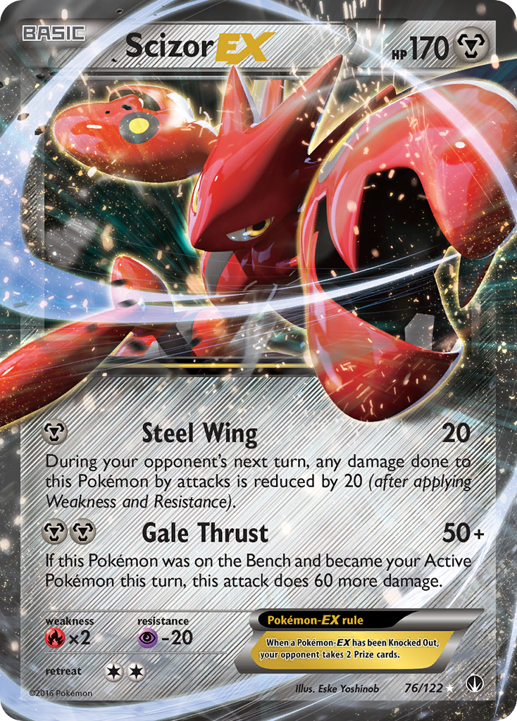 Scizor EX (76/122) [XY: BREAKpoint] | I Want That Stuff Brandon