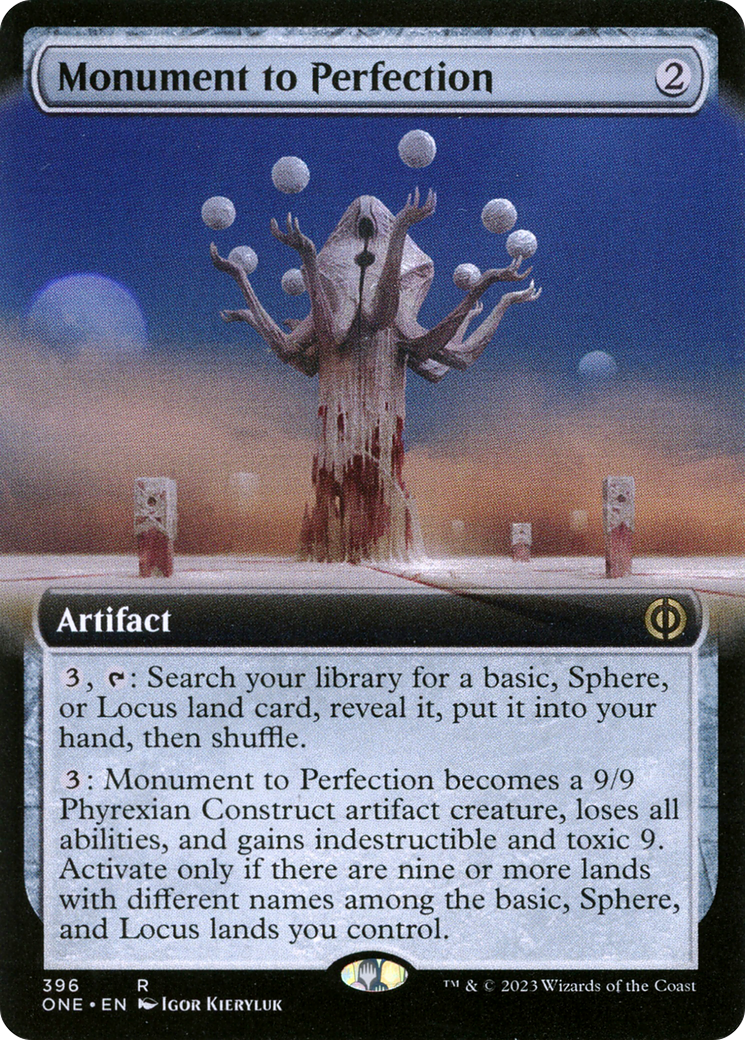 Monument to Perfection (Extended Art) [Phyrexia: All Will Be One] | I Want That Stuff Brandon