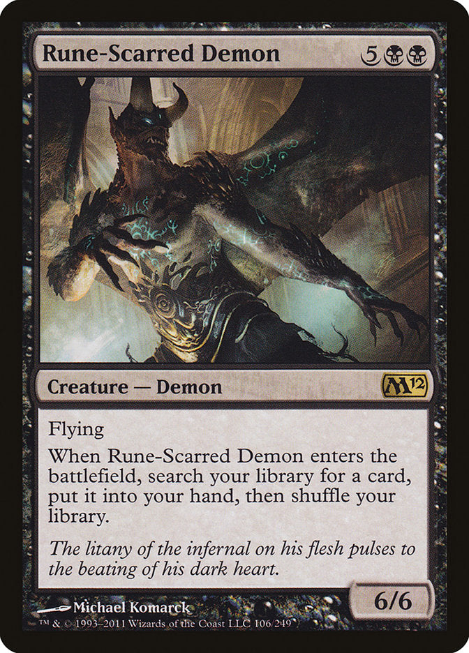 Rune-Scarred Demon [Magic 2012] | I Want That Stuff Brandon