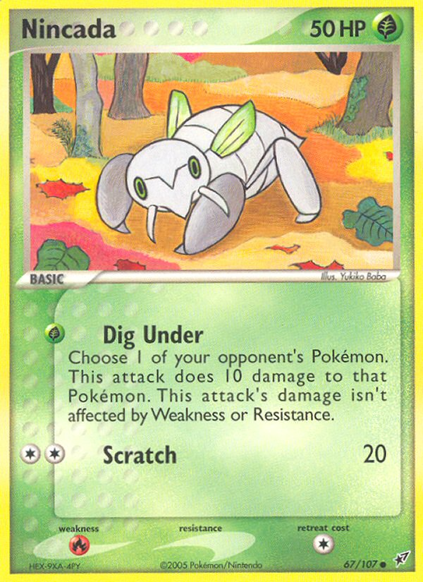 Nincada (67/107) [EX: Deoxys] | I Want That Stuff Brandon