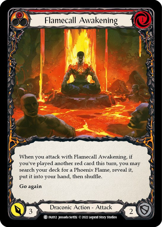 Flamecall Awakening [FAI012] (Uprising Fai Blitz Deck) | I Want That Stuff Brandon
