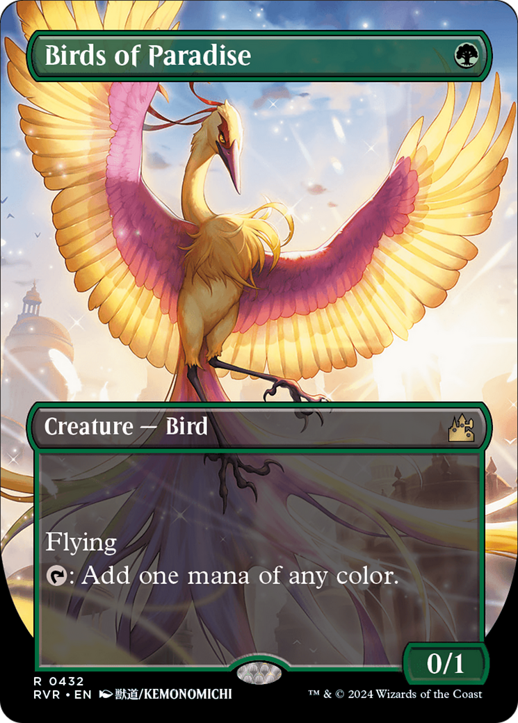 Birds of Paradise (Anime Borderless) [Ravnica Remastered] | I Want That Stuff Brandon