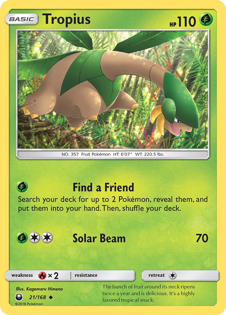 Tropius (21/168) [Sun & Moon: Celestial Storm] | I Want That Stuff Brandon