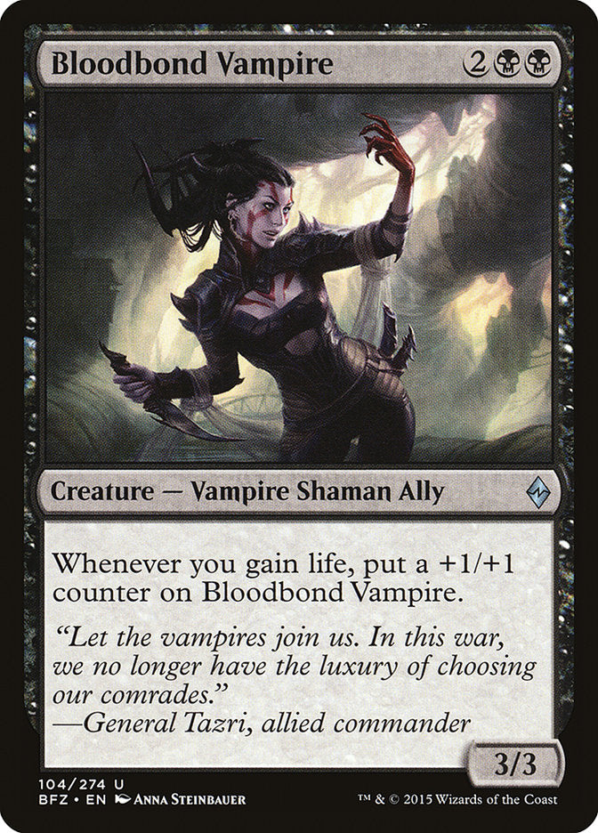 Bloodbond Vampire [Battle for Zendikar] | I Want That Stuff Brandon