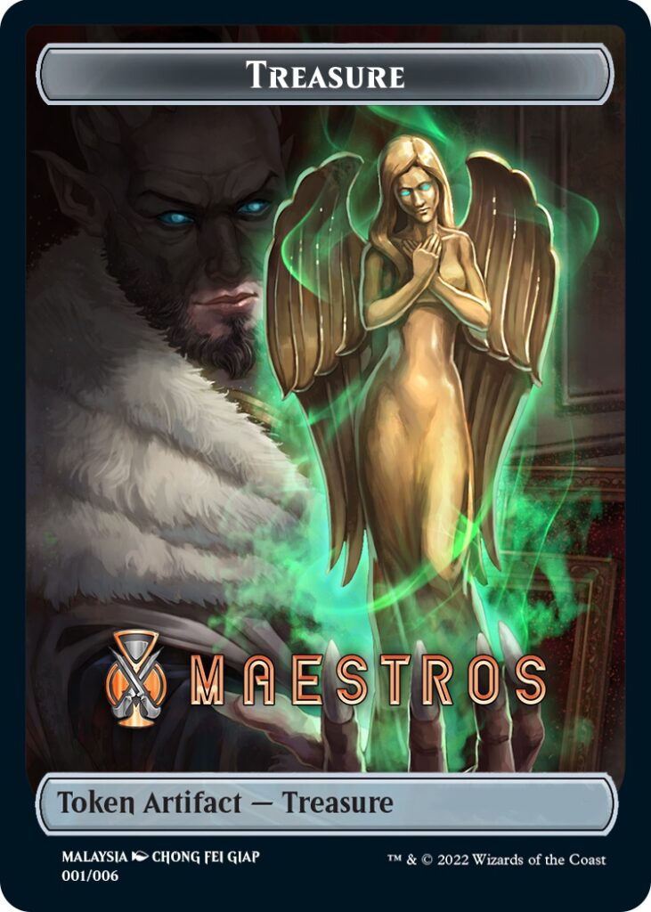 Treasure Token (Maestros) (Southeast Asia Artists) [Streets of New Capenna Tokens] | I Want That Stuff Brandon