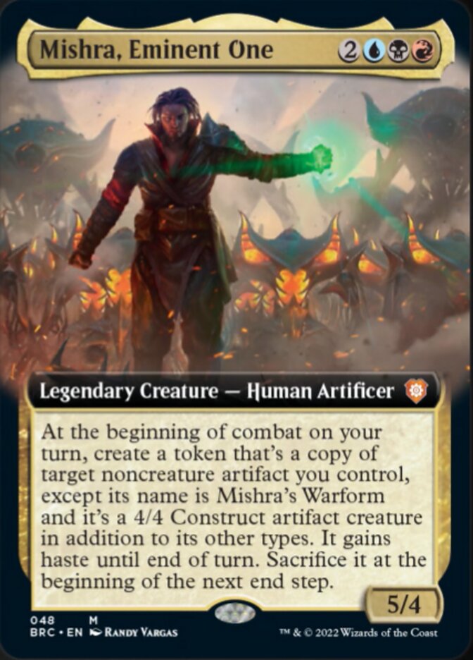 Mishra, Eminent One (Extended Art) [The Brothers' War Commander] | I Want That Stuff Brandon