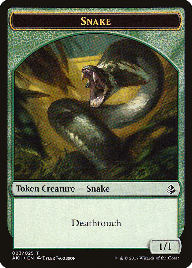 Snake Token [Amonkhet Tokens] | I Want That Stuff Brandon