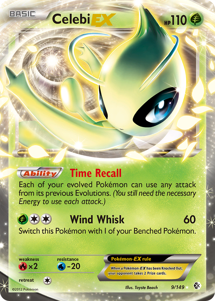 Celebi EX (9/149) [Black & White: Boundaries Crossed] | I Want That Stuff Brandon