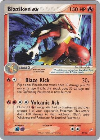 Blaziken ex (89/95) (Blaziken Tech - Chris Fulop) [World Championships 2004] | I Want That Stuff Brandon