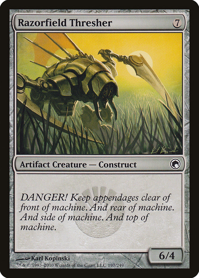 Razorfield Thresher [Scars of Mirrodin] | I Want That Stuff Brandon