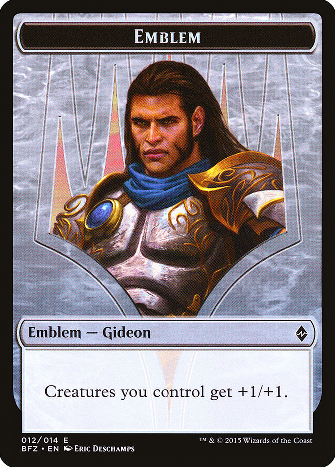 Gideon, Ally of Zendikar Emblem [Battle for Zendikar Tokens] | I Want That Stuff Brandon