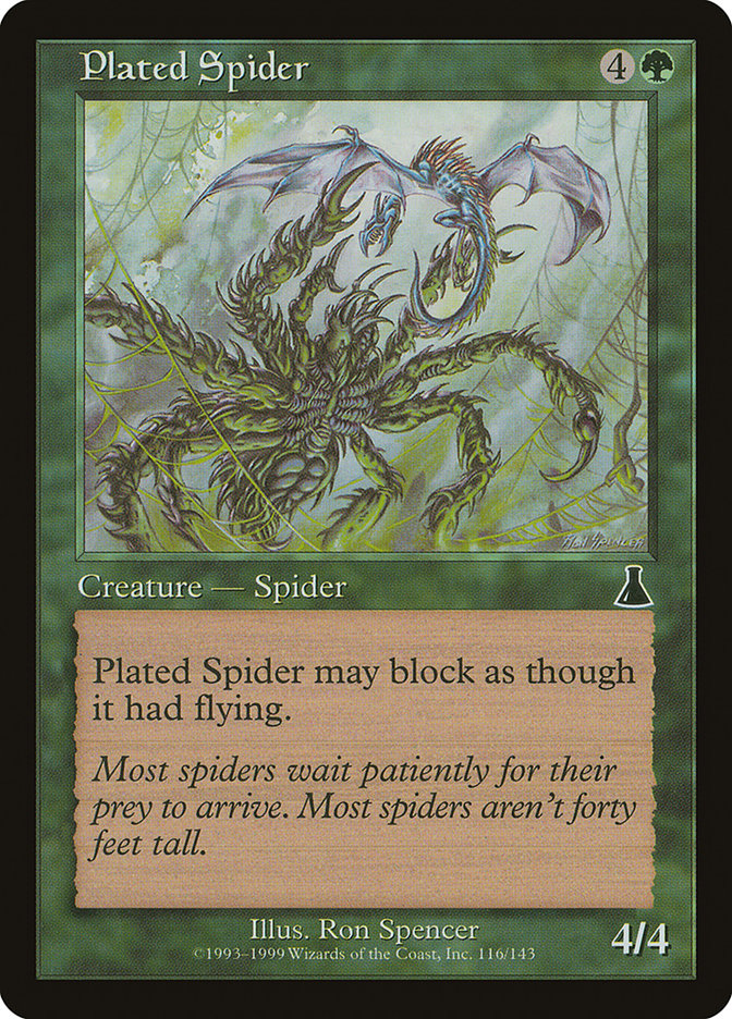 Plated Spider [Urza's Destiny] | I Want That Stuff Brandon