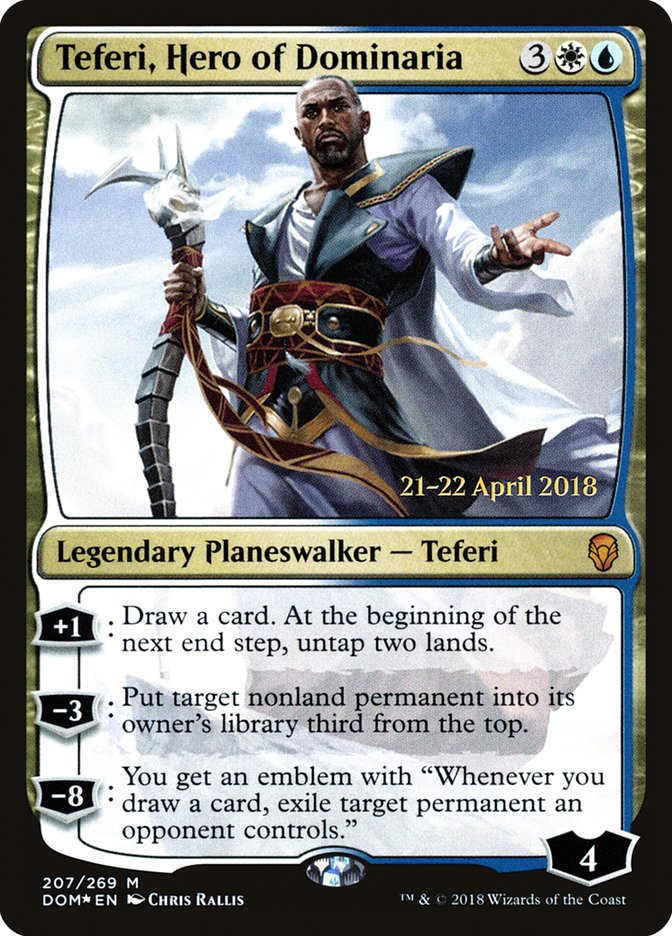 Teferi, Hero of Dominaria [Dominaria Prerelease Promos] | I Want That Stuff Brandon