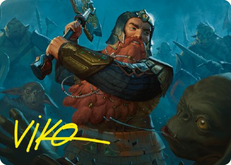 Gimli, Counter of Kills Art Card (10/81) [The Lord of the Rings: Tales of Middle-earth Art Series] | I Want That Stuff Brandon