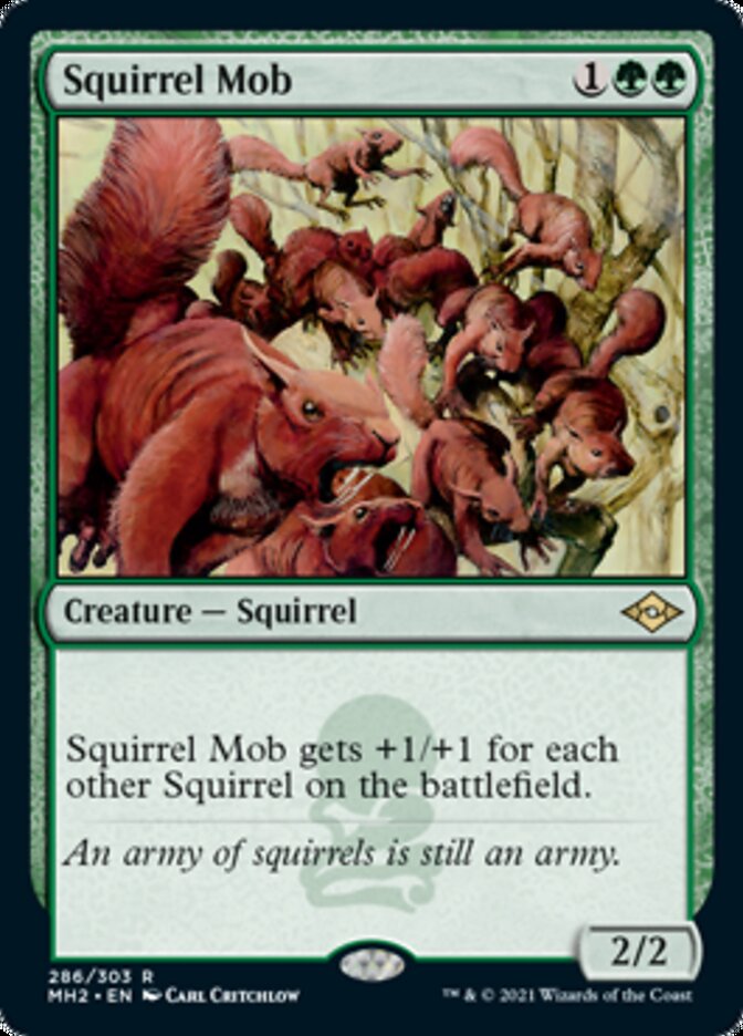 Squirrel Mob (Foil Etched) [Modern Horizons 2] | I Want That Stuff Brandon