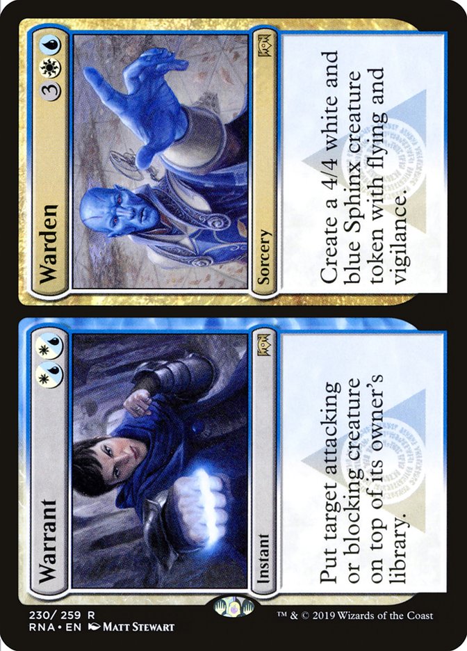 Warrant // Warden [Ravnica Allegiance] | I Want That Stuff Brandon