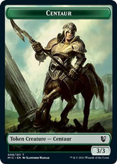 Centaur // Wolf Double-Sided Token [Innistrad: Midnight Hunt Commander Tokens] | I Want That Stuff Brandon