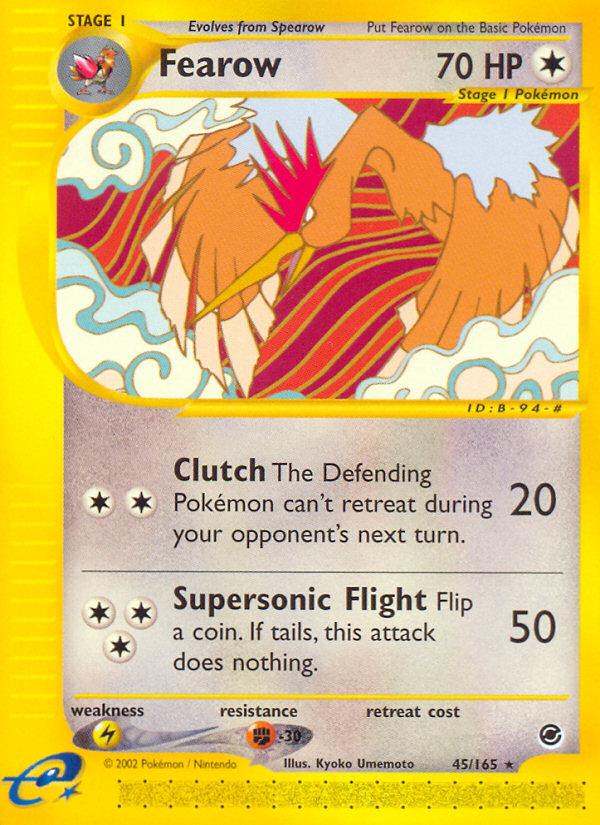 Fearow (45/165) [Expedition: Base Set] | I Want That Stuff Brandon