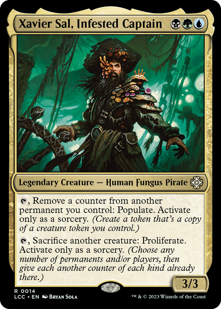 Xavier Sal, Infested Captain [The Lost Caverns of Ixalan Commander] | I Want That Stuff Brandon