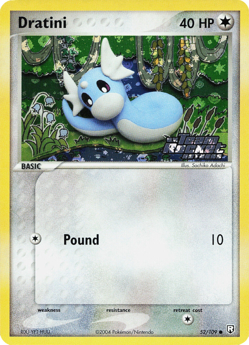 Dratini (52/109) (Stamped) [EX: Team Rocket Returns] | I Want That Stuff Brandon