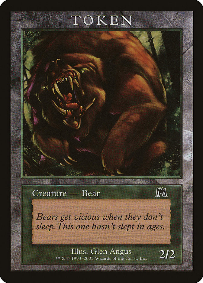 Bear Token [Magic Player Rewards 2003] | I Want That Stuff Brandon