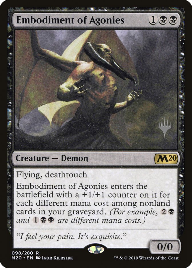 Embodiment of Agonies (Promo Pack) [Core Set 2020 Promos] | I Want That Stuff Brandon