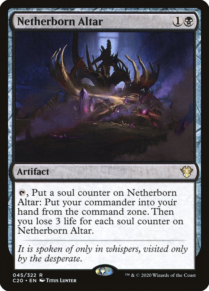 Netherborn Altar [Commander 2020] | I Want That Stuff Brandon