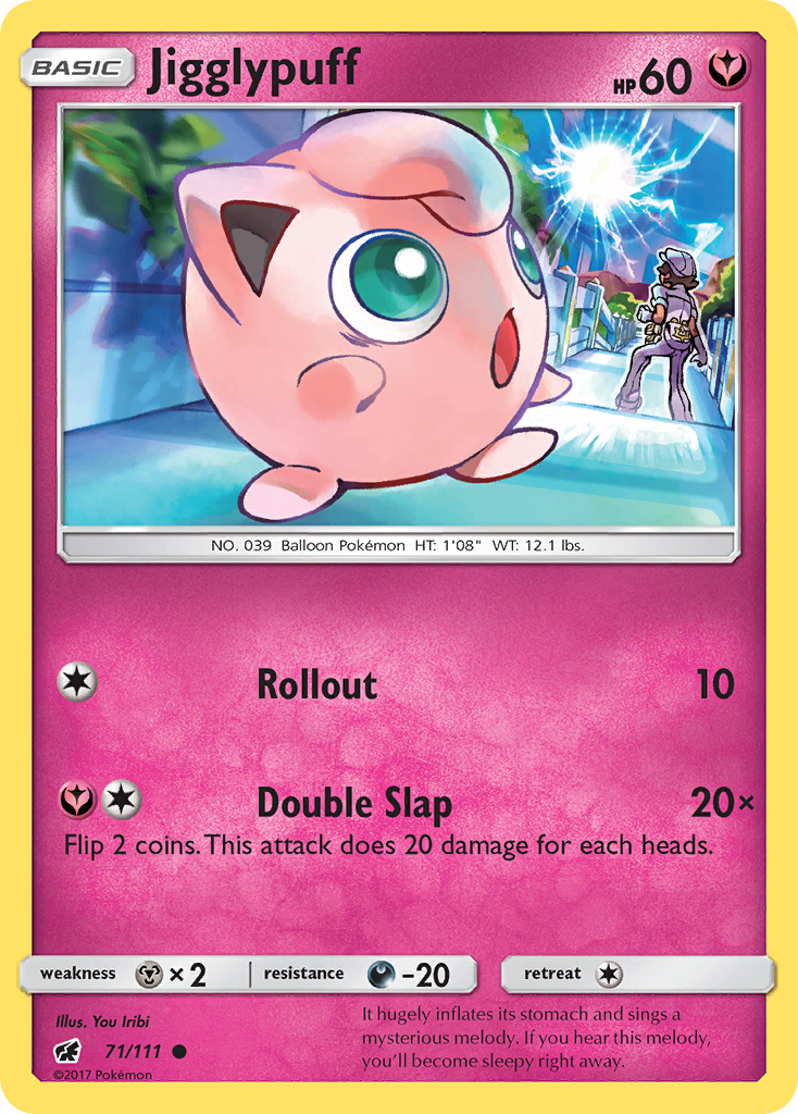 Jigglypuff (71/111) [Sun & Moon: Crimson Invasion] | I Want That Stuff Brandon