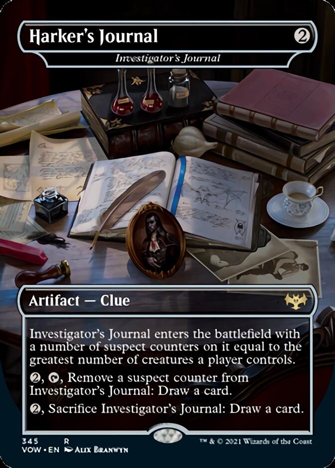 Investigator's Journal - Harker's Journal [Innistrad: Crimson Vow] | I Want That Stuff Brandon